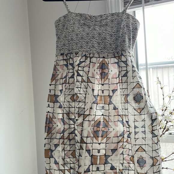 ROXY Sundress Tube Tank Strapless Mini Short Summer Beach coverup Dress - Med - Picture 5 of 17